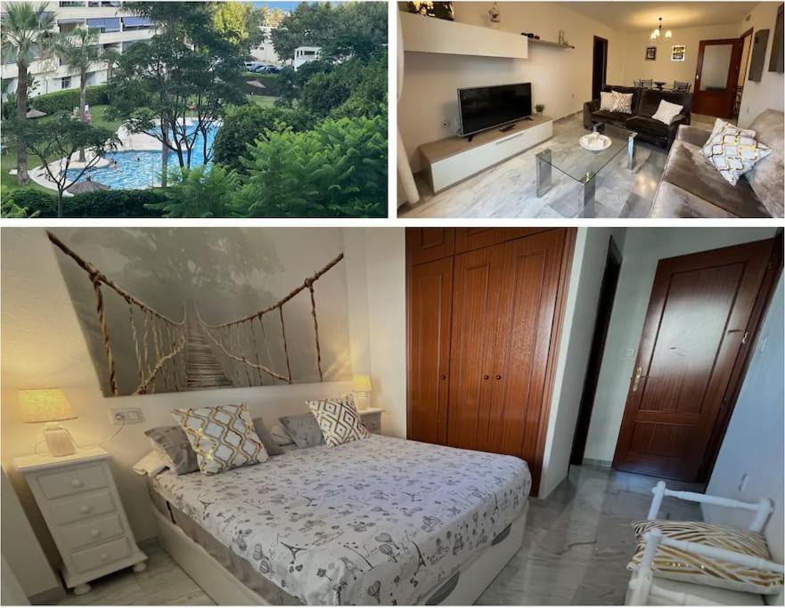 Marbella Piso En Casco Junto A Playa Piscina In Summer Season المظهر الخارجي الصورة